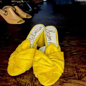 Sam Edelman, Yellow Heels, 6.5 US